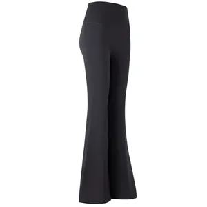 Pantaloni Yoga Vita Alta Svasati Donna Traspiranti Pilates Pantaloni Allenamento Aderenti Modellante Leggings Sotto
