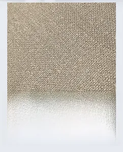 Close-up macro shot of beige woven fabric texture showing detailed material for a tote bag