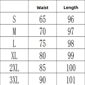 Detailed size chart for bohemian high waist maxi skirt with waist and length specs.