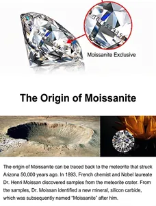 Detailed view of the laser anti-counterfeiting serial code on a 1 carat moissanite gemstone