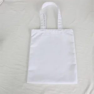 Plain white thickened canvas tote bag, ideal for DIY painting and logo printing