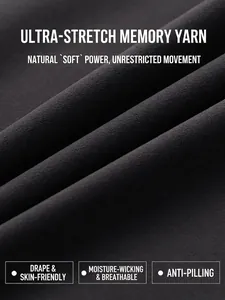 Dettaglio ravvicinato del tessuto elasticizzato e traspirante per pantaloni yoga