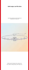 Vue macro montrant le bracelet en argent 925 avec moissanite et breloques étoiles