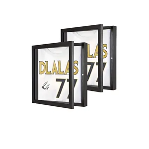 Vitrine Pour Maillot Cadre En Bois Porte Battante Fermeture Magnétique Souvenirs Sportifs Basketball Football Montage Mural