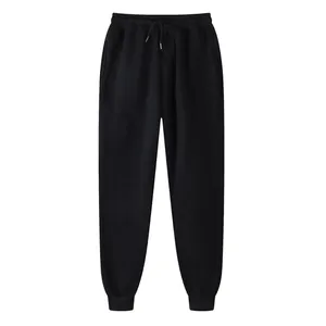 Pantalon de Survêtement Doublé Polaire pour Hommes Chaud Joggers Coupe Ajustée Taille Élastique Cordon Décontracté Sport Hiver