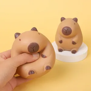Stress relief capybara squishy toy with slow rebound effect for sensory play fun