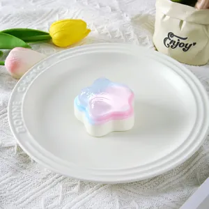 Squishy παιχνίδι σε σχήμα αστεριού ροζ-μπλε για ανακούφιση από το άγχος αργής επαναφοράς