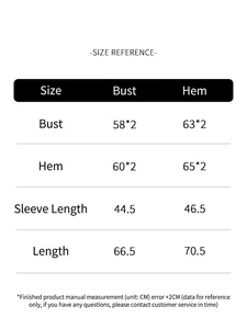 Comprehensive size guide for loose breathable slub yarn yoga top with long sleeves
