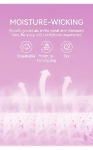 Macro view of pink moisture-wicking and breathable fabric texture for sports bra