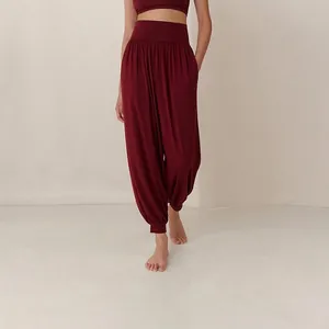 Women High Waist Yoga Harem Pants Loose Lantern Fitness Trousers Breathable Pilates Dance Sports Pants Gym Workout Joggers