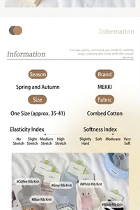 Detailed overview of cute cat pattern cotton socks in multiple colors and material specs.