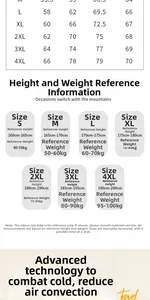 Comprehensive size chart for 380g heavyweight fleece crewneck sweatshirt with measurements