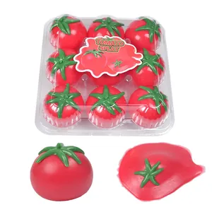 Palla antistress pomodoro splat rossa in confezione da 9 pezzi