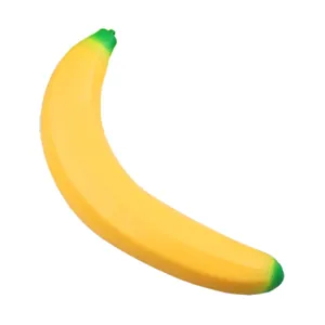 Jumbo slow rebound simulation banana squishy toy for stress relief and sensory fun