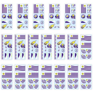 Uruguay national flag temporary tattoos for football fans at world cup parties