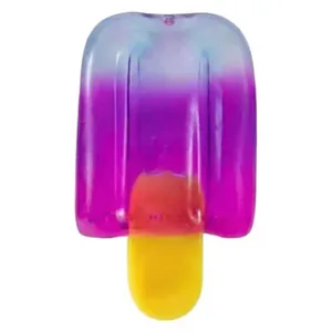 Farbenfrohes lila-gelbes NeeDoh Squishy-Stressspielzeug in Eisform, SKU-Variante