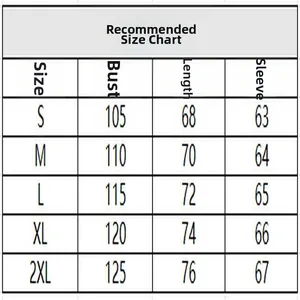 Size guide for men's hooded sweatshirt with chest, length, and sleeve measurements