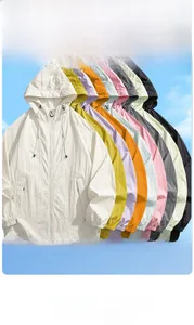 Vestes de protection solaire à capuche légères et respirantes en jolies couleurs d'été