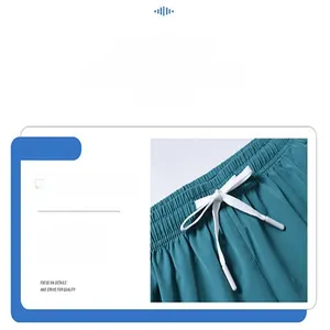 Detail of men's quick-dry shorts featuring an elastic waistband with adjustable drawstring