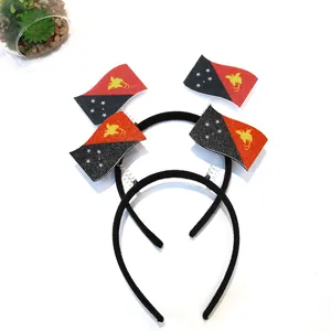 Headband with Papua New Guinea flags for patriotic events and party decorations