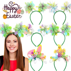 Ostern Stirnband Hasenohr Küken Ei Bommel Haarreif Für Kinder Erwachsene Festliche Party Kostüm Zubehör