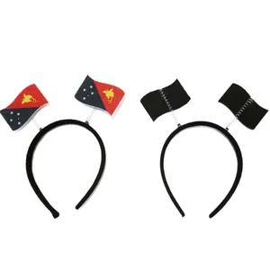 Festive Papua New Guinea flag headband for patriotic parties and holiday celebrations
