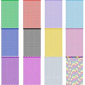 Butterfly hollow out rain silk fringe curtains in 12 colors for party wall decorations