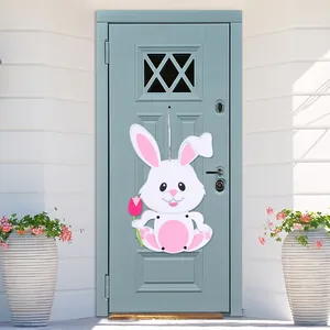 Cartoon Ostern Hase Küken Hängedekoration Vliesstoff Bewegliche Gelenke Hase Küken Eierschale Türhänger Für Zuhause Party Festival Deko