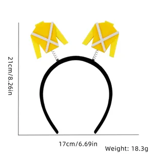 Detailed size and weight dimensions for this horse racing festival headband set
