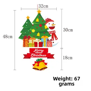 Dimensions détaillées et poids pour la décoration de Noël bonhomme de neige, poids de 67g