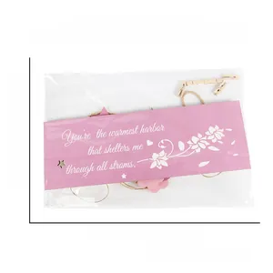 Detailed dimensions and weight of Mother's Day wooden photo clip plaque DIY decoration