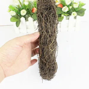 Natural 23cm dark vine bundle for DIY Halloween and Christmas wreath making decoration
