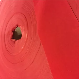 Rouleau de ruban de Noël rouge floqué pour décoration de sapin et nœuds artisanaux