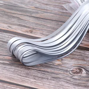 Tenda a frange in lamina opaca argento 3M per la decorazione dello sfondo compleanno