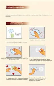 Guida all'installazione dettagliata per gli adesivi elettrostatici per finestre di Halloween.