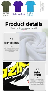Close-up of premium cotton fabric texture and durable thermal adhesive print detail