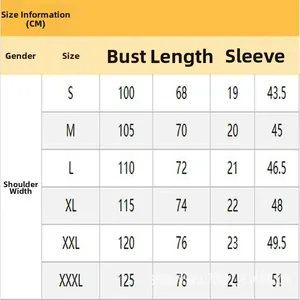 Detailed size chart for men's short-sleeve athletic Henley shirt in CM