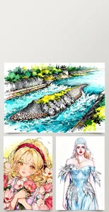 Professional quick-drying alcohol marker pen set for landscape anime and fashion design