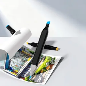 Professional Touchmark twin-tip alcohol markers set for art sketching and color blending