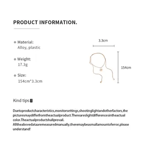 Info dettagliate su dimensioni e materiali per la collana lunga boho con pendente a sole.