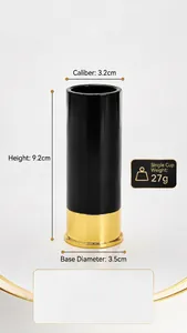 Detaillierte Maße und Merkmale des 1,5oz Kunststoff-Tequila-Schnapsglases in Patronenform