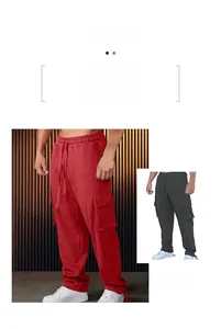 Detailansicht der Herren-Cargohose mit Kordelzug und funktionalen 3D-Seitentaschen