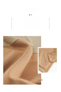 Detaillierte Nahaufnahme eines Premium-Colorblock-Hoodies mit Stoffstruktur und Tasche