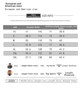 Comprehensive size chart for men's summer V-neck cotton linen half sleeve t-shirt