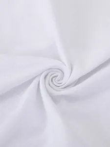 Detailed close-up showing the premium white slub linen cotton fabric texture for men's shirt