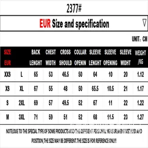 Comprehensive size chart for men's motorcycle leather jacket showing dimensions in cm
