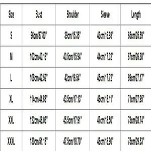 Guide des tailles détaillé pour t-shirt femme col rond manches 3/4, mesures du S au 3XL