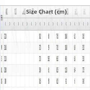 Comprehensive size chart for off-shoulder split sleeve casual outfit, sizes XS to XL.