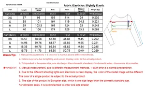 Comprehensive size chart for women's cropped crewneck sweatshirt with CM and inch units.