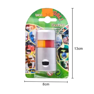 Vista detallada que muestra las dimensiones 13cm x 8cm para la pintura facial México